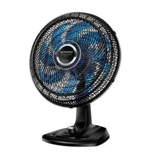 Ventilador de Mesa Mondial Super Turbo 40cm 8 Pás Preto/Azul 110V VTX-40-Crystal Ventilador de Mesa Mondial Super Turbo 40cm 8 Pás Preto/Azul 110V VTX-40-Crystal