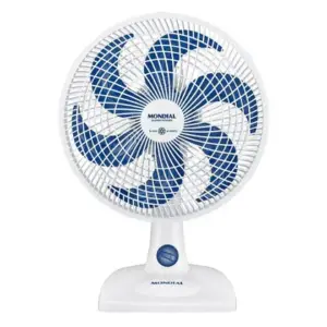Ventilador de Mesa Mondial Super Power 30cm 6 Pás 60W Branco/Azul 220V VSP-30-W Ventilador de Mesa Mondial Super Power 30cm 6 Pás 60W Branco/Azul 220V VSP-30-W