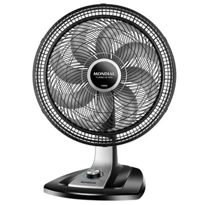 Ventilador de Mesa Mondial Turbo 40cm Preto 220V
