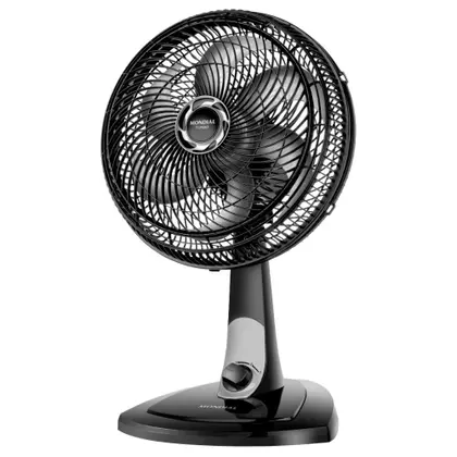 Ventilador de Mesa Mondial Turbo 30cm 6 Pás 60W Preto 220V VT-30-NB
