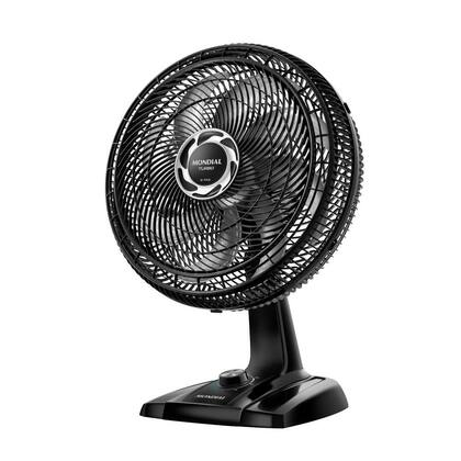 Ventilador de Mesa Mondial Turbo 40cm 8 Pás 140W Preto/Prata 127V NVT-40-8P-B