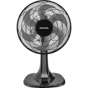 Ventilador de Mesa Ventisol Turbo Oscilante 30cm 6 Pás Preto Ventilador de Mesa Ventisol Turbo Oscilante 30cm 6 Pás Preto