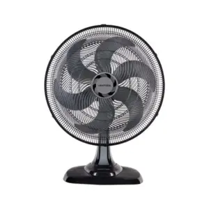 Ventilador de Mesa Ventisol Turbo Oscilante 50cm 6 Pás Preto