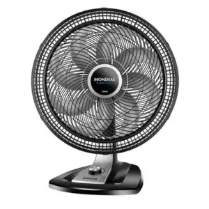 Ventilador de Mesa Mondial Turbo 50cm 8 Pás 140W Preto 220V VTX-50-8P