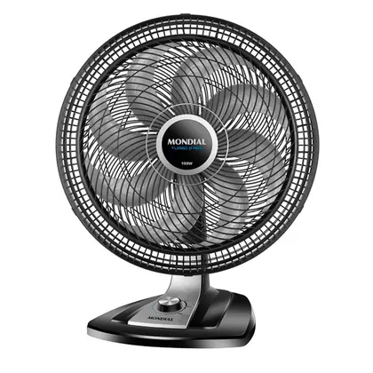 Ventilador de Mesa Mondial Turbo 50cm 8 Pás 140W Preto 220V VTX-50-8P