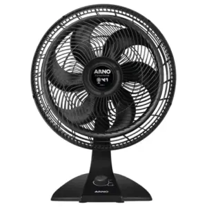 Ventilador 2 em 1 (Mesa e Parede) Arno Turbo Force 40cm Preto 127V Ventilador 2 em 1 (Mesa e Parede) Arno Turbo Force 40cm Preto 127V