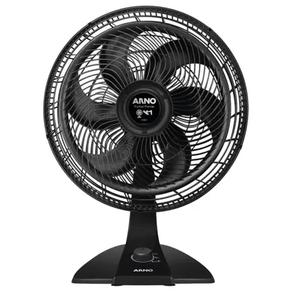 Ventilador 2 em 1 (Mesa e Parede) Arno Turbo Force 40cm Preto 127V