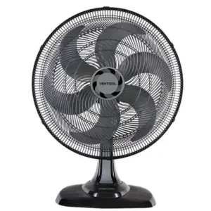 Ventilador de Mesa Ventisol 50cm 6 Pás Preto 220V