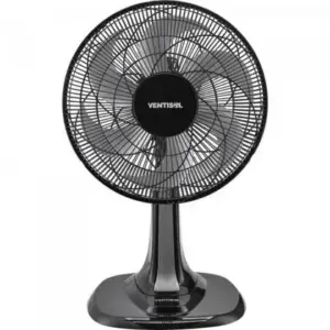 Ventilador de Mesa Ventisol Turbo 6 30cm Preto/Cinza 127V Ventilador de Mesa Ventisol Turbo 6 30cm Preto/Cinza 127V