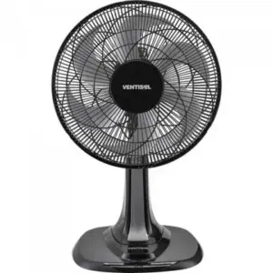 Ventilador de Mesa Ventisol Turbo 6 30cm Preto/Cinza 220V Ventilador de Mesa Ventisol Turbo 6 30cm Preto/Cinza 220V