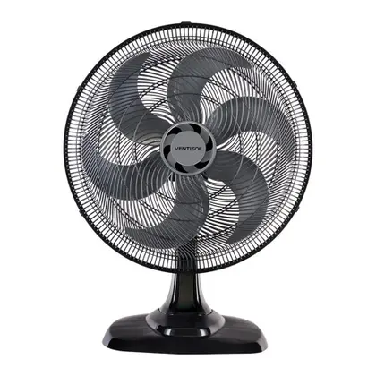Ventilador de Mesa Ventisol Turbo 6 40cm Preto 220V