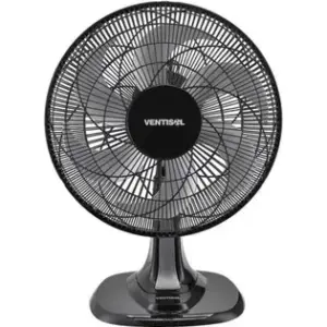 Ventilador de Mesa Ventisol Turbo 6 40cm Preto/Cinza 220V Ventilador de Mesa Ventisol Turbo 6 40cm Preto/Cinza 220V