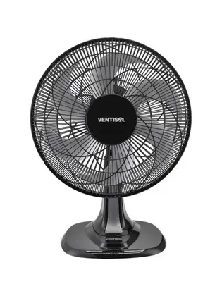 Ventilador de Mesa Ventisol Turbo 6 40cm Preto/Cinza 220V