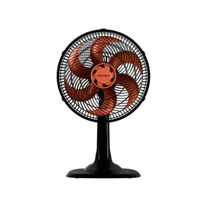 Ventilador de Mesa Ventisol Turbo 30cm 6 Pás Bronze