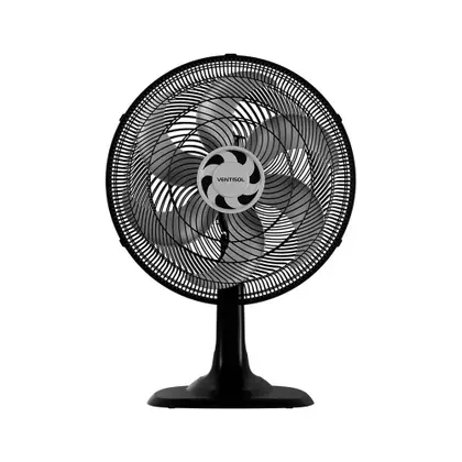 Ventilador de Mesa Ventisol Turbo 40cm 6 Pás Preto 127V