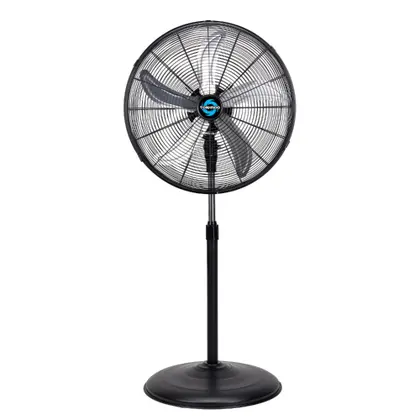 Ventilador de Coluna Tornado Pedestal 20 polegadas Metal Alta Velocidade Oscilante
