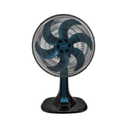Ventilador de Mesa Ventisol Turbo 40cm 6 Pás Preto/Azul 127V 10028
