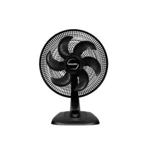 Ventilador de Mesa Mallory 40cm 6 Pás Preto 127V