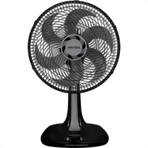 Ventilador de Mesa Ventisol Turbo 30cm 6 Pás Preto/Cinza 220V Ventilador de Mesa Ventisol Turbo 30cm 6 Pás Preto/Cinza 220V