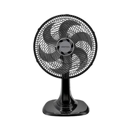 Ventilador de Mesa Ventisol Turbo 6 Oscilante 30cm Preto 220V