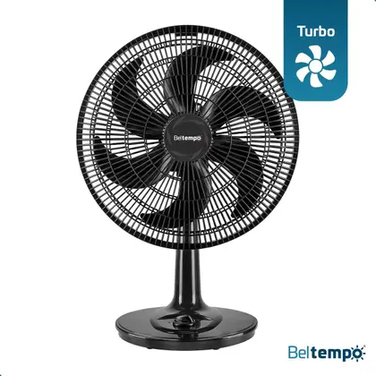 Ventilador de Mesa Beltempo Turbo Oscilante 40cm 6 Pás BT8030