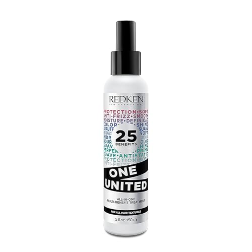 Redken One United, Leave-in Multibenefícios, Fórmula Livre de Sulfatos e Parabenos, Tratamento com Proteção Térmica para Todos os Tipos de Cabelos, 150ml