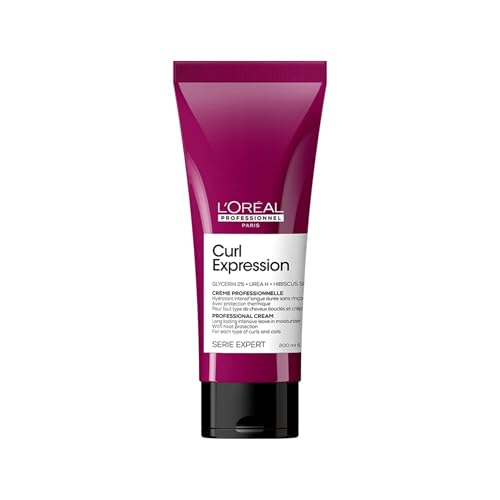L'Oreal Professionnel Leave-In Creme Long Lasting Curl Expression, Para Cabelos Cacheados e Crespos, Fornece 2X Mais Hidratação, Sem Parabenos, 200ml