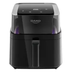 Fritadeira Elétrica Air Fryer Dako 6L com Visor Digital Fritadeira Elétrica Air Fryer Dako 6L com Visor Digital