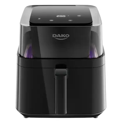 Fritadeira Elétrica Air Fryer Dako 6L com Visor Digital