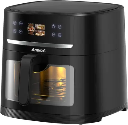 Fritadeira Elétrica Air Fryer Amvox 8L Digital Preta ARF-1480