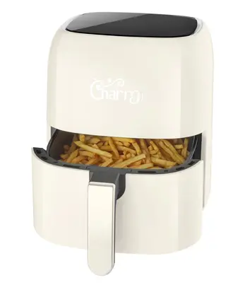 Fritadeira Elétrica Air Fryer Charmi 4.7L Digital Creme