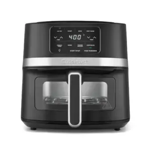 Fritadeira Elétrica Air Fryer Cuisinart 4.5L Preto e Inox AIR-160 Fritadeira Elétrica Air Fryer Cuisinart 4.5L Preto e Inox AIR-160