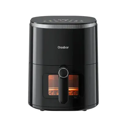 Fritadeira Elétrica Air Fryer Gaabor Duo 4.2L Digital Preto