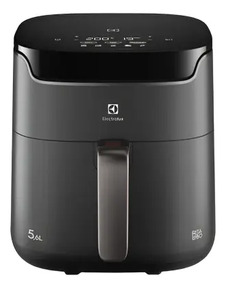 Fritadeira Elétrica Air Fryer Electrolux Easy Fry 5.6L Digital Cinza EAF45
