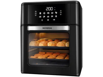Forno Elétrico Air Fryer Mondial Oven 12L Preta AFON-12L-FB