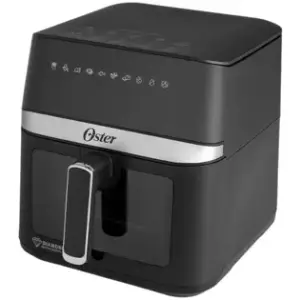 Fritadeira Elétrica Air Fryer Oster DiamondTech 6L Preto e Prata Fritadeira Elétrica Air Fryer Oster DiamondTech 6L Preto e Prata