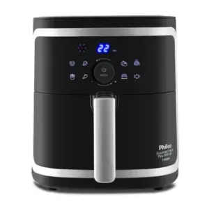 Fritadeira Elétrica Air Fryer Philco Gourmet Black Plus 5L PFR16P Fritadeira Elétrica Air Fryer Philco Gourmet Black Plus 5L PFR16P
