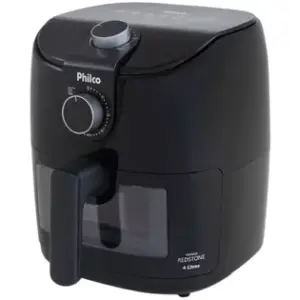 Fritadeira Elétrica Air Fryer Philco 4L Preta PAF40A Fritadeira Elétrica Air Fryer Philco 4L Preta PAF40A