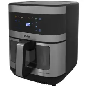 Fritadeira Elétrica Air Fryer Philco 9L Digital Preto e Inox PAF90C Fritadeira Elétrica Air Fryer Philco 9L Digital Preto e Inox PAF90C