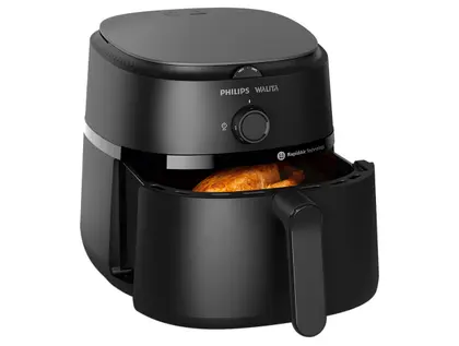 Fritadeira Elétrica Air Fryer Philips Walita Série 1000 6.2L Preta NA130/00