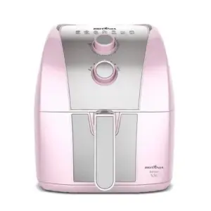 Fritadeira Elétrica Air Fryer Britânia 5.5L Rosa BAFE53 Fritadeira Elétrica Air Fryer Britânia 5.5L Rosa BAFE53