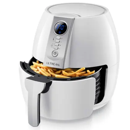 Fritadeira Elétrica Air Fryer Ultrean 4.2L Branco