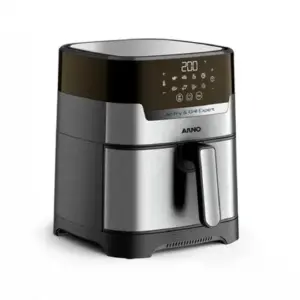 Fritadeira Elétrica Air Fryer Arno Air Plus Expert & Grill 4.2L Digital Inox UFE2 Fritadeira Elétrica Air Fryer Arno Air Plus Expert & Grill 4.2L Digital Inox UFE2