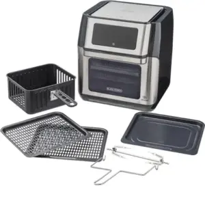 Forno Elétrico Air Fryer Black+Decker Gourmand Gris 12L 5 em 1