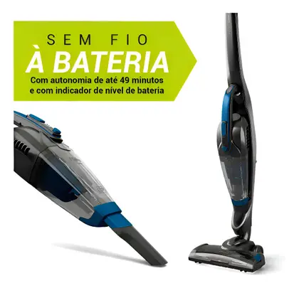 Aspirador de Pó Vertical e Portátil Philco Turbo Brush LED Bivolt PAS56