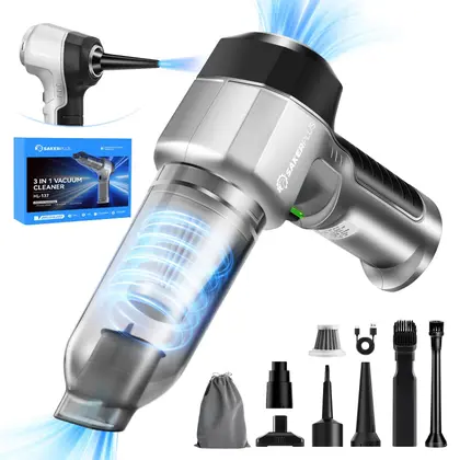 Aspirador de Pó Portátil SakerPlus Mini 3 em 1 15000PA