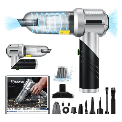 Aspirador de Pó Portátil Saker 3 em 1 17000PA HL133