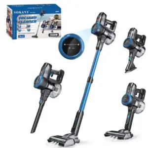 Aspirador de Pó Vertical e Portátil Sokany 3 em 1 2000W Turbo Aspirador de Pó Vertical e Portátil Sokany 3 em 1 2000W Turbo