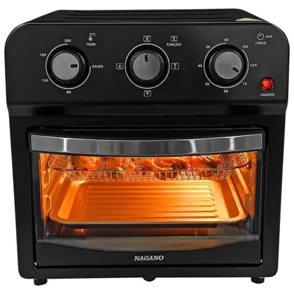 Forno Elétrico Air Fryer Nagano 12L