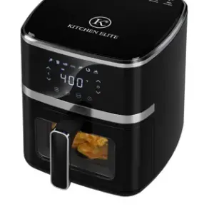 Forno Elétrico Air Fryer Kitchen Elite 5.28L Digital Preto 7 em 1